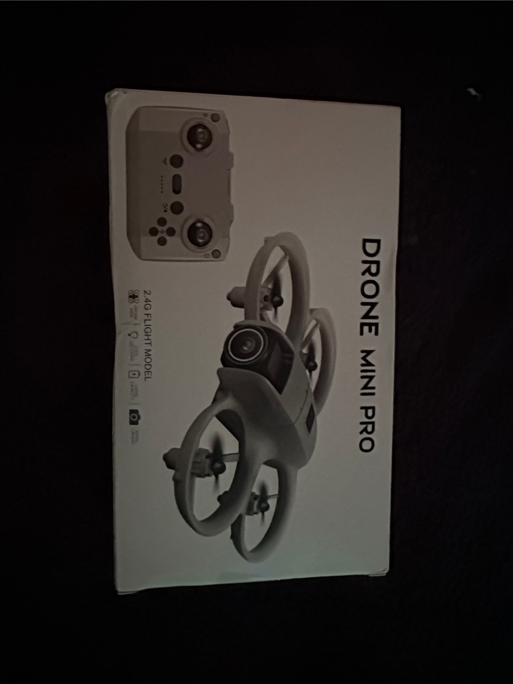 Drone Mini Pro White Camera Drone with Remote